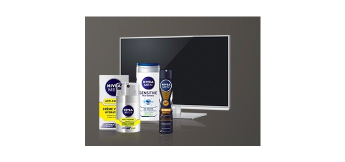 NIVEA MEN: Un téléviseur écran plat ou 1 année exceptionnelle de produits NIVEA MEN