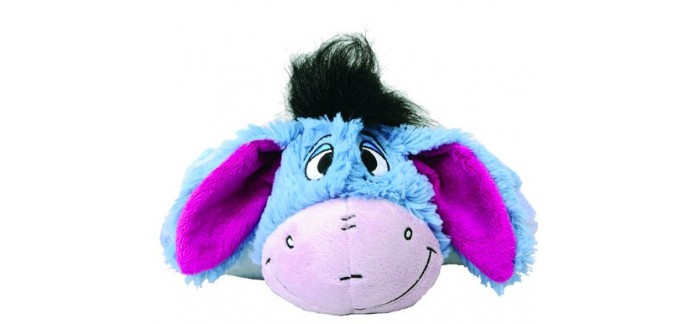 Auchan: Peluche Bourriquet coussin PILLOW PET 28 cm à 9,99€ au lieu de 19,99€