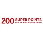 Rakuten: 2€ offerts (en Super points) pour les 5000 premiers inscrits à la Super Semaine