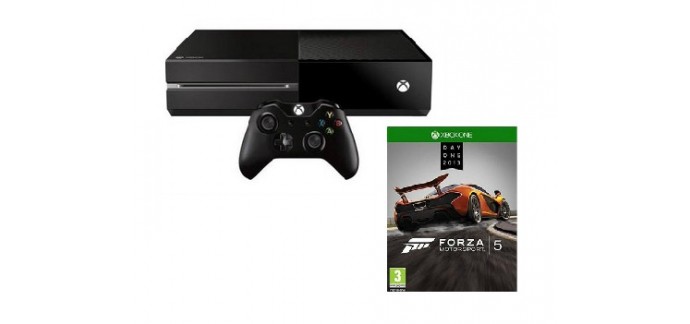 Micromania: Console Xbox One + Forza 5 (version dématérialisée) pour 349,99€