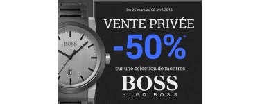 Montres & Co: Vente privée Montre Hugo Boss : - 50 % sur une sélection de modèles