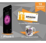 La Poste: Un iPhone 6, 1000€ de chèques cadeaux Amazon et 200 mugs personnalisés à gagner
