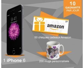 La Poste: Un iPhone 6, 1000€ de chèques cadeaux Amazon et 200 mugs personnalisés à gagner