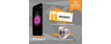 La Poste: Un iPhone 6, 1000€ de chèques cadeaux Amazon et 200 mugs personnalisés à gagner