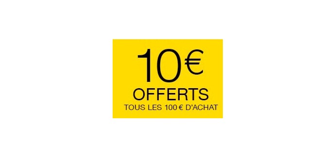 Fnac: [Offre adhérents] 10€ offerts tous les 100€ d'achat sur votre carte Fnac