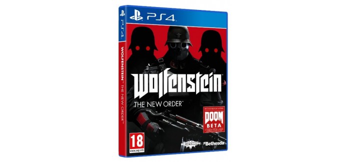 Fnac: Le jeu Wolfenstein : The New Order sur PS4 à 9,99€ 