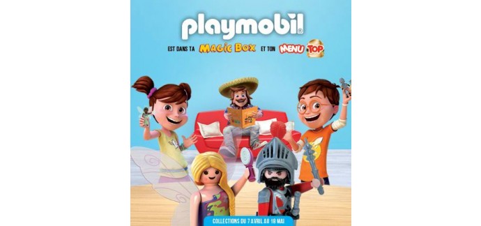 Quick: Des figurines Playmobil à collectionner dans les menus enfants Quick