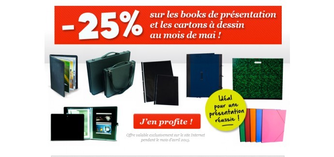Le Géant des Beaux-Arts: -25% sur une sélection de books et cartons à dessins