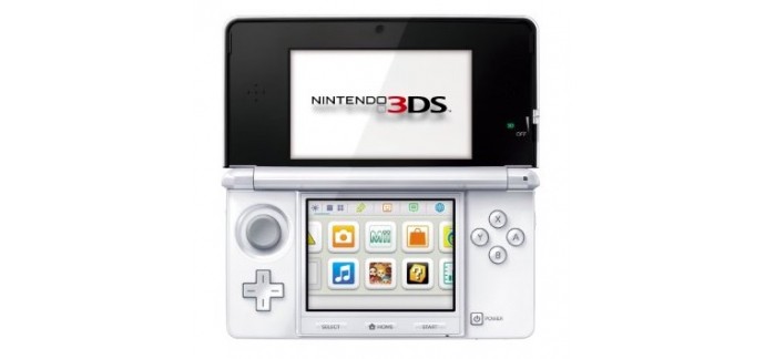 Amazon: Console Nintendo 3DS - blanc arctique + le bloc d'alimentation pour 134€