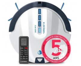 Cdiscount: Aspirateur robot E.ZICLEAN Slim Serie à 94,47€ au lieu de 329€