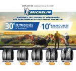 Cardy: 30€ remboursés pour l'achat de 2 pneus et 10€ pour 1 pneu MICHELIN