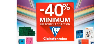 Le Géant des Beaux-Arts: -40% sur la sélection Clairefontaine