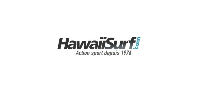HawaiiSurf: 5€ de remise à partir de 50€ d'achat