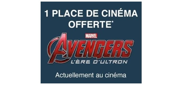 Cdiscount: 1 place de cinéma pour Avengers 2 offerte pour l'achat d'un jeu Disney