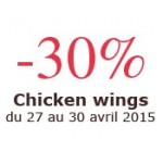 Carré de boeuf: 30% de réduction sur les ailes de poulet