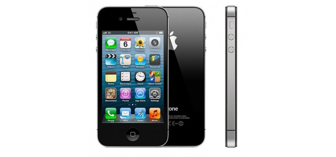Auchan: Apple iPhone 4S 8 Go neuf à 247€ 