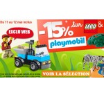 King Jouet: 15% de remise sur les jouets Playmobil et Lego