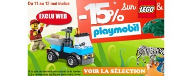 King Jouet: 15% de remise sur les jouets Playmobil et Lego