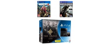 Cdiscount: Pack PS4 The Order 1886 + Watch dogs et Far Cry 4 pour 389,99€