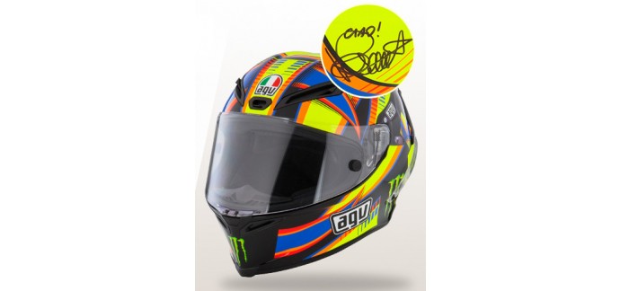 Motoblouz: Un casque AGV signé par Valentino Rossi à gagner