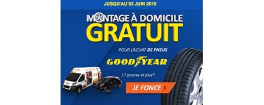 Allopneus: Montage à domicile gratuit pour l'achat de pneus Good Year