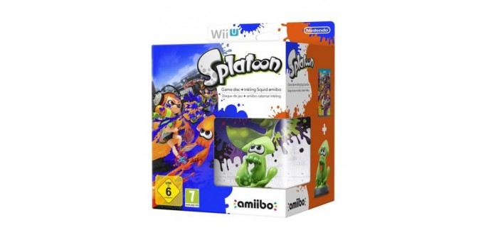 Cdiscount: Jeu Wii U Splatoon + Amiibo Squid à 35,31€