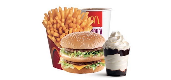McDonald's: 1 dessert offert (McFlurry, Sundae, Frappé, ...) pour 1 menu Maxi Best Of acheté