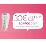 Philips: 30€ offerts chez Spartoo pour l'achat d'un épilateur Philips