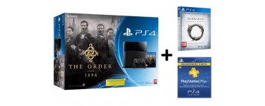 Amazon: Pack PS4 The Order 1886 + The Elder Scrolls Online + PS Plus 3 mois à 399€