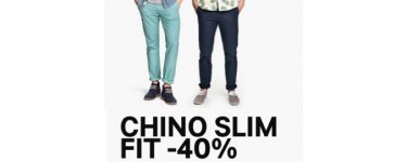 H&M: Chino Slim Fit pour Homme à - 40%