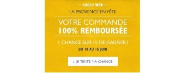 L'Occitane: 1 chance sur 15 que votre commande soit 100% remboursée 