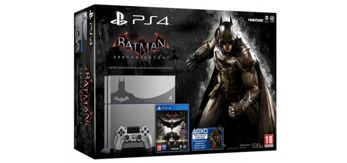 Cdiscount: [Précommande] Console PS4 édition limitée Batman Arkham Knight à 410,28€