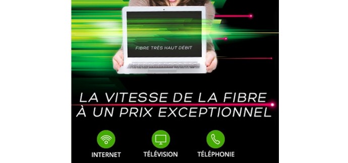 Showroomprive: Internet très haut débit + TV + Téléphone fixe illimité à 4,99€/mois 