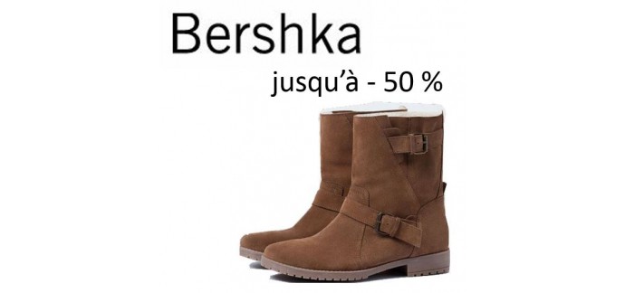 Bershka: Jusqu'à 50% de réduction sur une sélection de chaussures Femme & Homme