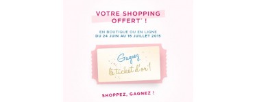 NAF NAF: Votre shopping offert : 190 paniers à gagner (en ligne & en magasin)