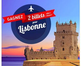 Nouvelles Frontières: 2 billets d'avion allers retours pour Lisbonne à gagner