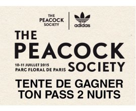 Adidas: 5 pass 2 jours pour 2 pour le festival The Peacock Society à gagner