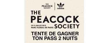 Adidas: 5 pass 2 jours pour 2 pour le festival The Peacock Society à gagner