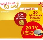 Carrefour: 30 week-ends à Disneyland Paris, 20 TV 40" et 500 places de ciné à gagner