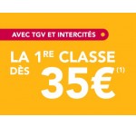 SNCF Connect: TGV et Intercités : billets 1ère Classe à 35€ cet été