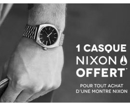 Timefy: 1 Casque Nixon Offert pour tout achat d'une montre Nixon de plus de 149€