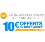 Norauto: 10€ offerts par tranche de 120€ d'achat