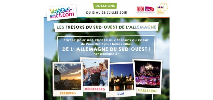 SNCF Connect: Un séjour à Baden Baden pour 2 personnes à gagner