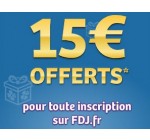 FDJ: [1ère inscription] 15€ offerts pour 5€ joués