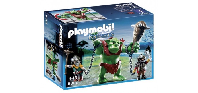 Amazon: Jeu Playmobil 6004 Le Troll et les 2 Chevaliers pour 12,30€
