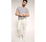 Esprit: Pantalon 5 poches en coton/lin pour homme à 34,99€ au lieu de 69,99€