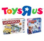 ToysRUs: 50% remboursés à partir de 12€ d'achat sur une sélection de jeux Hasbro