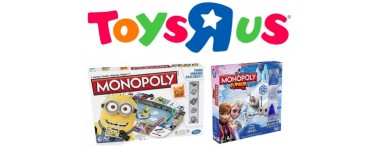 ToysRUs: 50% remboursés à partir de 12€ d'achat sur une sélection de jeux Hasbro