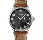 Timefy: Montre Hugo Boss Acier bracelet Cuir marron 1512723 à 177€
