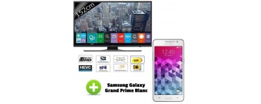 Cdiscount: 1 smartphone Galaxy Grand Prime offert pour l'achat d'une TV LED Samsung